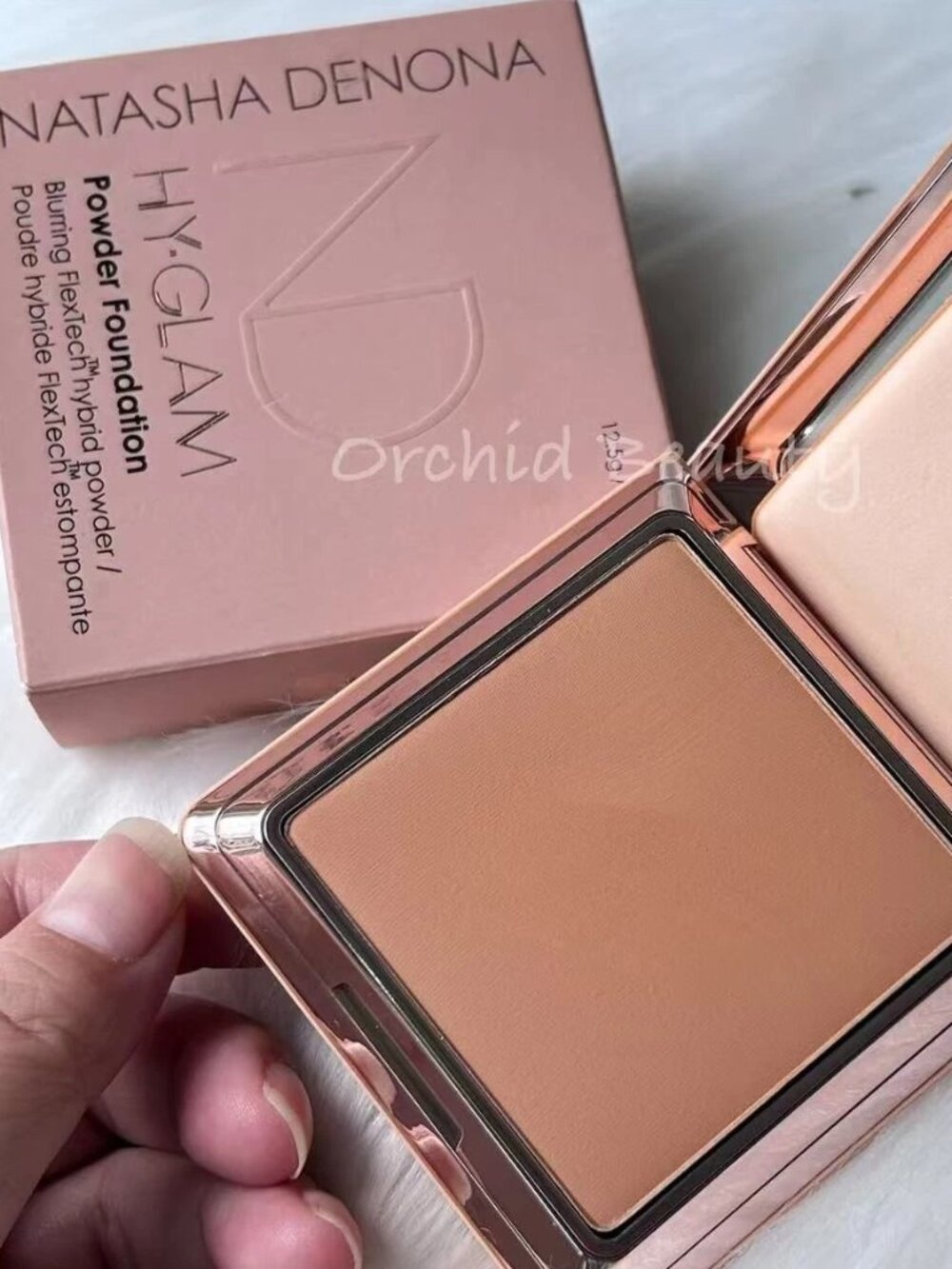 Natasha Denona HyGlam Powder Foundation~R6-R7~Full Size 12.5 g~New In Box